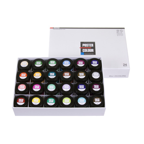 신한 포스터물감 24색B 40ml