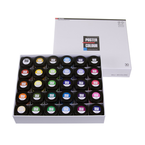 신한 포스터물감 30색A 40ml