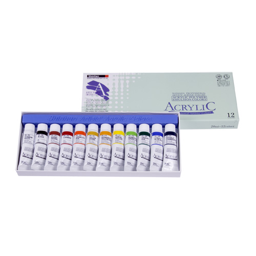 신한 아크릴물감 20ml / 12색 