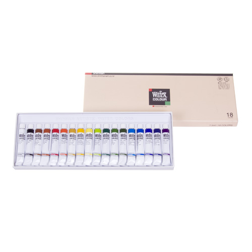 신한 전문가용 수채물감 18색 7.5ml