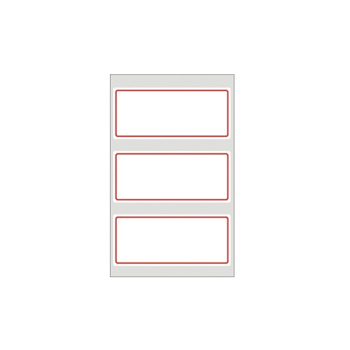 견출지 10-G203 적색 38 * 87㎜ 11장(팩)
