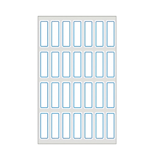 레이테크 견출지 10-G209B 청색 11 * 32㎜ 11장(팩)