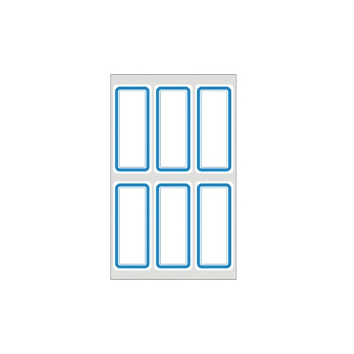 견출지 10-G219 적색 28 * 65㎜ 11장(팩)