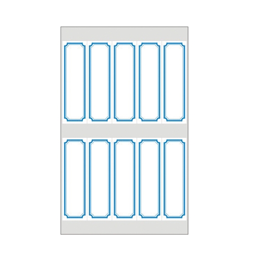 견출지 10-G222 청색 18 * 60㎜ 11장(팩)