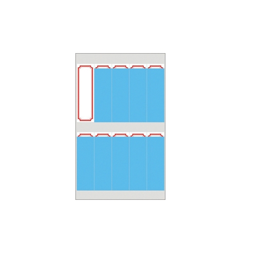 레이테크 견출지 10-P222R 적색 18 * 60㎜ 7장(팩)