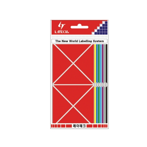 레이테크 코너 견출지 10-C334 33 x 67㎜ 8장(팩)
