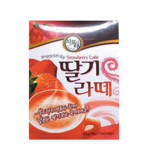 차뜨래 딸기라떼 10T 18g * 10개입 