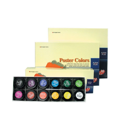 알파 포스터물감 24색B 40ml