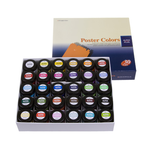 알파 포스터물감 30색A 40ml