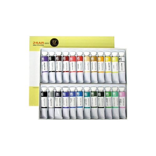알파 아크릴칼라 EF 24색 20ml
