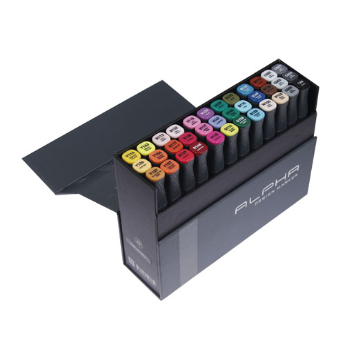 알파 디자인마카36색 