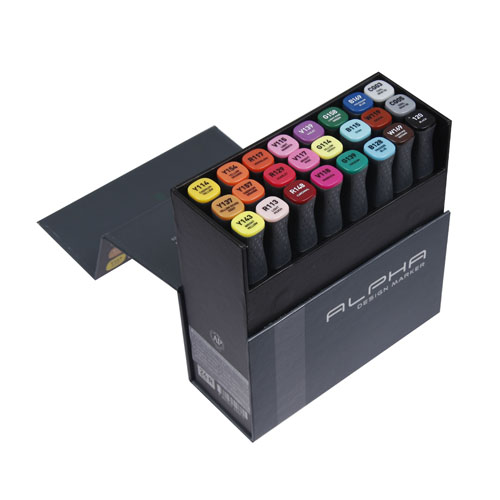 알파 디자인마카24색 