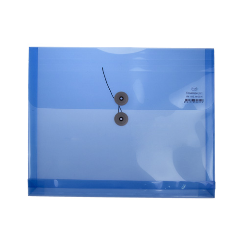 PP서류봉투(가로형) 파랑색 FM-102