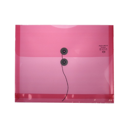 PP서류봉투(가로형) 적색 FM-102