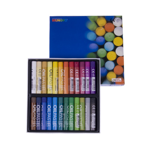 문교 오일 파스텔 24색 24색