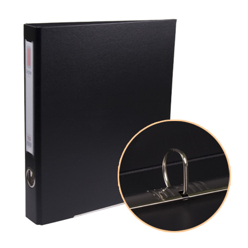 합지 D링 바인더 3cm 흑색 3공