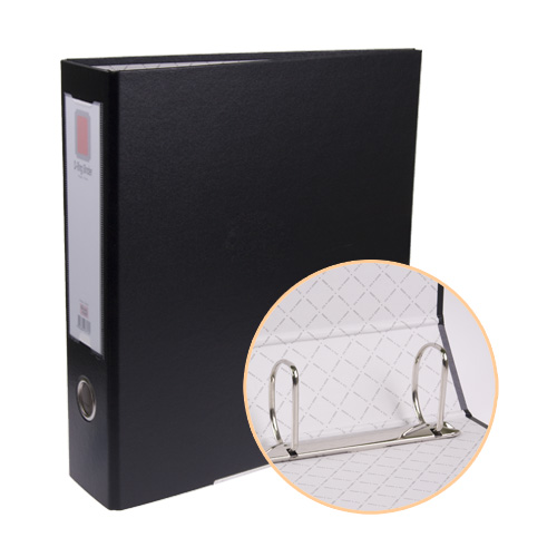 합지 D링 바인더 7㎝ 흑색 3공