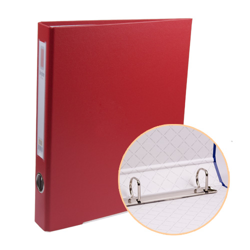 합지 D링 바인더 3cm 적색 3공