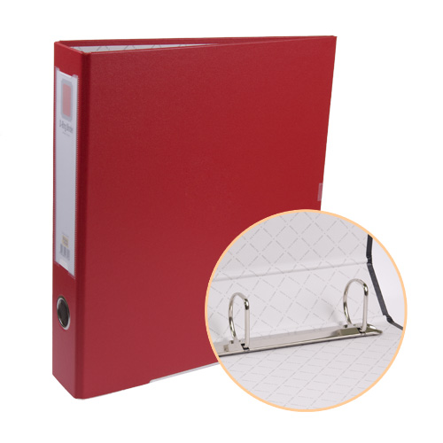 합지 D링 바인더 5㎝ 적색 3공