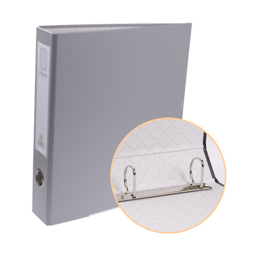 합지 D링 바인더 5㎝ 회색 3공