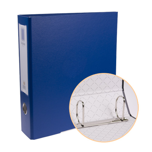 합지 D링 바인더 7㎝ 청색 3공