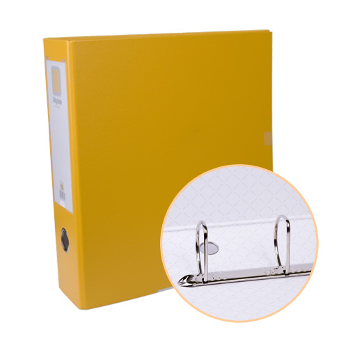 합지 D링 바인더 9cm 노랑 3공