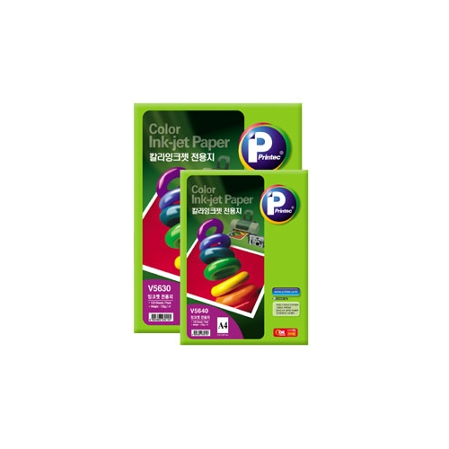 칼라 잉크젯 전용지 V5640 A4 100매 V5640 A4 100매
