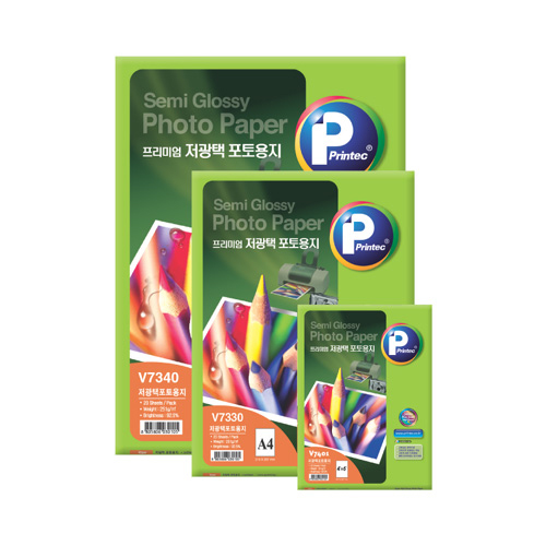 저광택 포토용지V-7401 4"x6" 