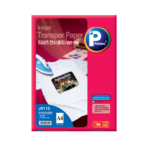 어두운티셔츠 전사용지(3매) J-9121 