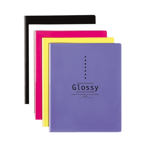 5매 클리어화일(불투명) 백색 F427A-7