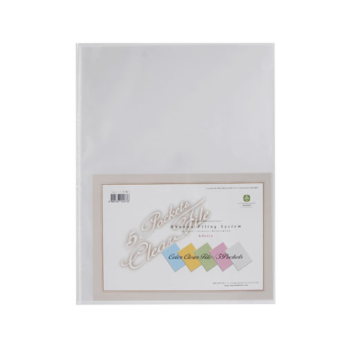 문화 크리어화일F427-7(5매)투명 