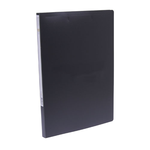 문화 A4 펀치레스화일(PP) 상철 흑색 F430-7