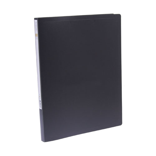 문화 A4 펀치레스화일(PP) 좌철 흑색 F431-7