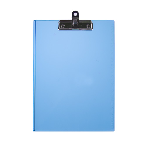 투명 클리보드 A4 파랑 