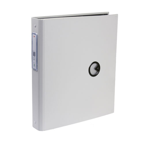 문화 로그인화일 80매 회색 F823-7 V링 장식