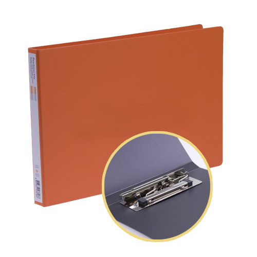 문화 A5 하드보드펀치레스화일 주황 F331-6