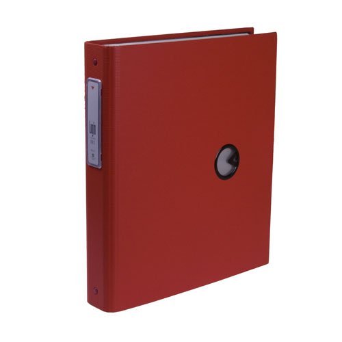 문화 로그인화일 80매 적색 F823-7 V링 장식