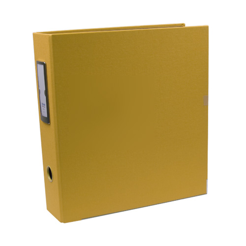 문화 칼라 웹 D링 바인더 노랑 B969A-7