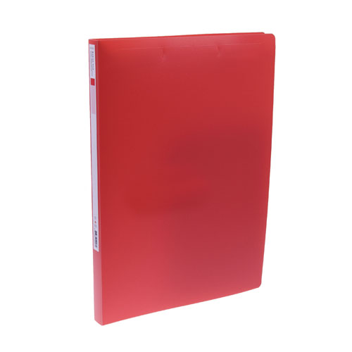 문화 A4 스프링화일(PP) 상철 적색 F400-7