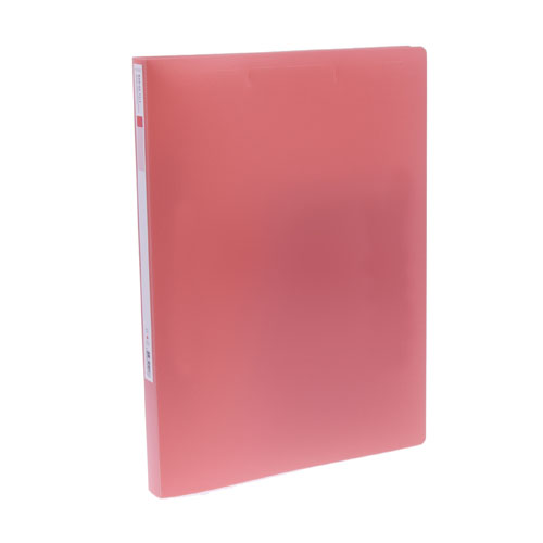 문화 A4 스프링화일(PP) 좌철 적색 F401-7