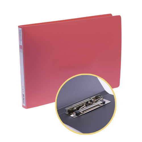문화 A5 펀치레스화일(PP) 적색 F431-6
