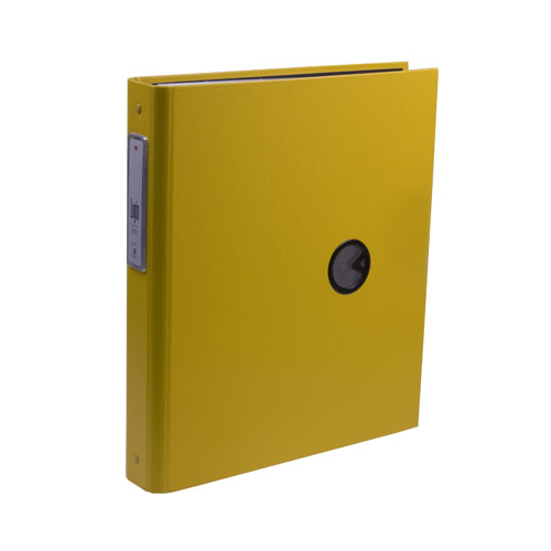 문화 로그인화일 60매 노랑 F822-7 V링 장식