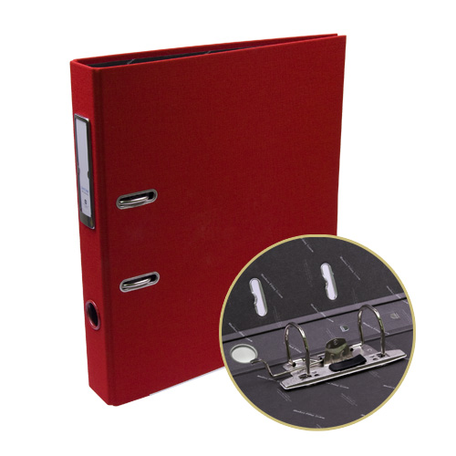 문화 컬러 웹 LA 바인더 5㎝ 적색 B941-7
