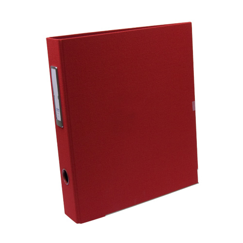 문화 컬러 웹 D링 바인더 5㎝ 적색 B969-7 5cm