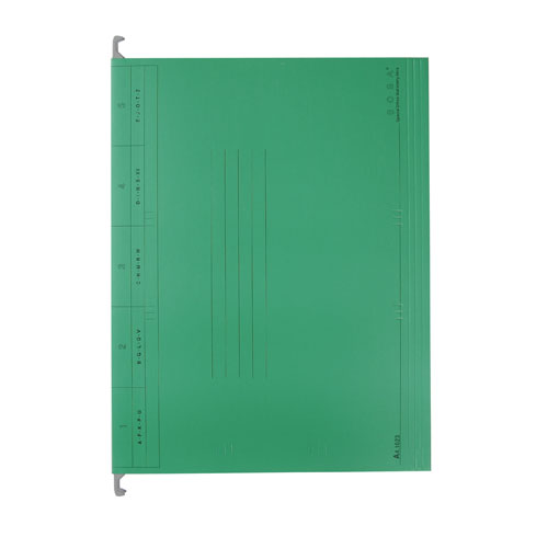 행잉화일A-4녹색 