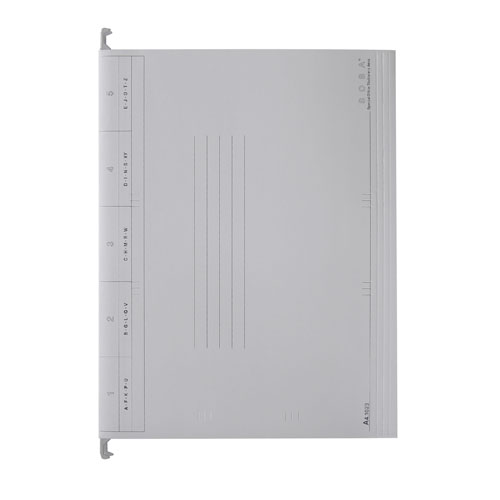 행잉화일A-4회색 