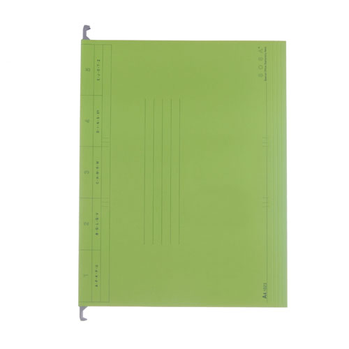 행잉화일 A4 연두 