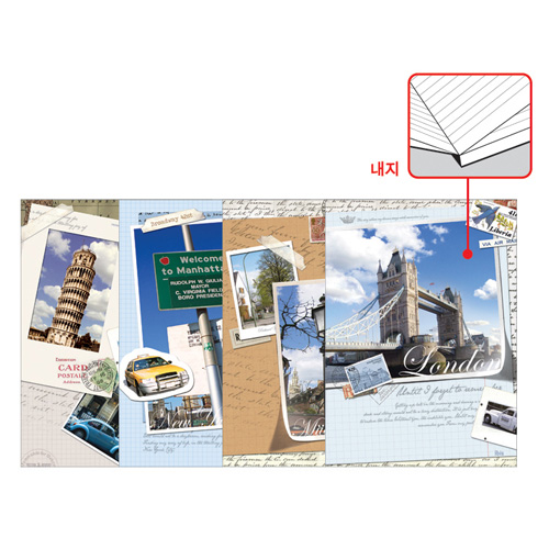 1000미니무선제본노트(아이비스) 148*210mm