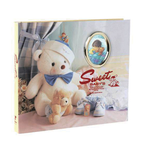 베이비 접착앨범 노랑 