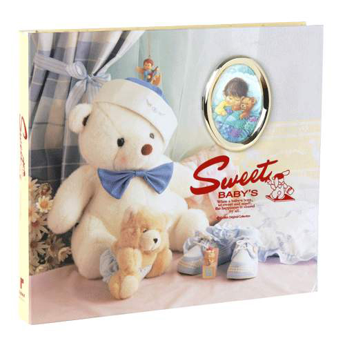 베이비 접착앨범 노랑 FR4000L 40매